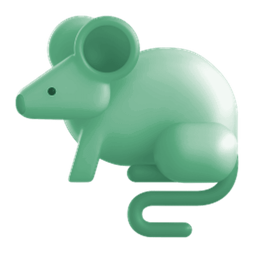 Mäuse, 3D-Darstellung